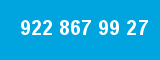 922 867 99 27 922 867 99 27